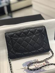 Bagsaaa Chanel WOC Caviar Leather Black With Silver Hardware - 19-3.5-12cm - 2