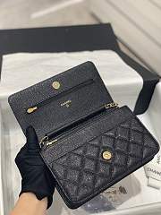 	 Bagsaaa Chanel WOC Caviar Leather Black With Gold Hardware - 19-3.5-12cm - 6