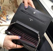 	 Bagsaaa Chanel WOC Lambskin Leather Black With Silver Hardware - 19-3.5-12cm - 5