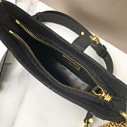 BAGSAAA BVLGARI SERPENTI ELLIPSE CROSSBODY BLACK BAG - 19.5 x 20 x 4.5 cm - 3