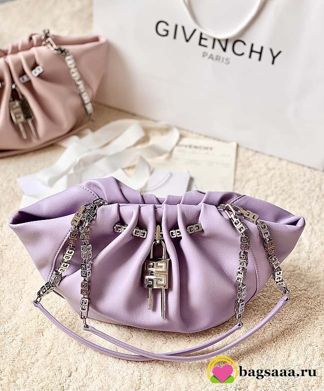	 Bagsaaa Givenchy Kenny Purple Bag - 32x22x17cm - 1