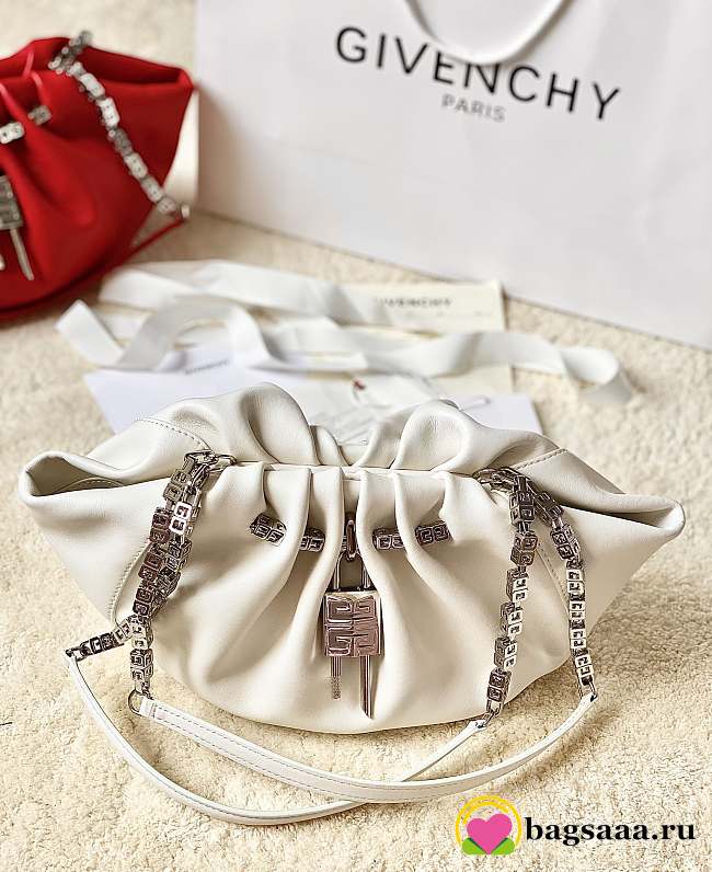 	 Bagsaaa Givenchy Kenny White Bag - 32x22x17cm - 1
