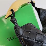 	 Bagsaaa Bottega Veneta Sardine Top Handle Black Bag - 36*3*24cm - 5