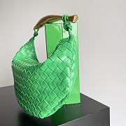 	 Bagsaaa Bottega Veneta Sardine Top Handle Green Bag - 36*3*24cm - 6