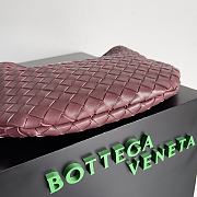 	 Bagsaaa Bottega Veneta Sardine Top Handle Burgundy Bag - 36*3*24cm - 5