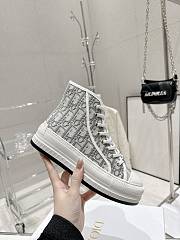 	 Bagsaaa Dior Walk n Dior High Top Platform Sneaker Grey Oblique - 4