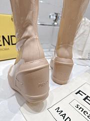 	 Bagsaaa Fendi Patent Leather Long Nude Boot - 2