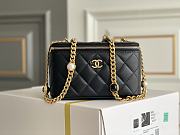 	 Bagsaaa Chanel Vanity Black Bag - 17x9.5x8cm - 1