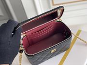 	 Bagsaaa Chanel Vanity Black Bag - 17x9.5x8cm - 6