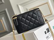 	 Bagsaaa Chanel Vanity Black Bag - 17x9.5x8cm - 3
