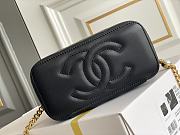 	 Bagsaaa Chanel Vanity Black Bag - 17x9.5x8cm - 4