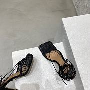 	 Bagsaaa Bottega Veneta Stretch Leather Trimmed Mesh Pumps in Black - 6