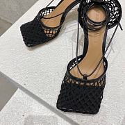 	 Bagsaaa Bottega Veneta Stretch Leather Trimmed Mesh Pumps in Black - 3