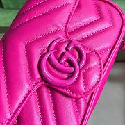 Bagsaaa Gucci Marmont Hot Pink - 16.5x10x5cm - 3