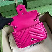 Bagsaaa Gucci Marmont Hot Pink - 16.5x10x5cm - 2