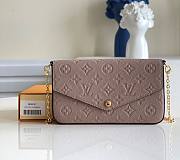 Bagsaaa Louis Vuitton Pochette Felicie Monogram Empreinte - 21 x 12 x 3cm - 1