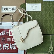 	 Bagsaaa Gucci Equestrian inspired shoulder white bag - 21x20x7cm - 1