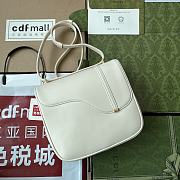 	 Bagsaaa Gucci Equestrian inspired shoulder white bag - 21x20x7cm - 2