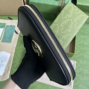 Bagsaaa Gucci Blondie Long Wallet Black - 21x11cm - 3