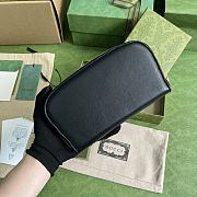 Bagsaaa Gucci Blondie Long Wallet Black - 21x11cm - 2