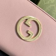 	 Bagsaaa Gucci Blondie Long Wallet Pink - 21x11cm - 4