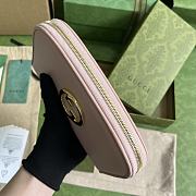 	 Bagsaaa Gucci Blondie Long Wallet Pink - 21x11cm - 3