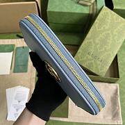 	 Bagsaaa Gucci Blondie Long Wallet Blue - 21x11cm - 4