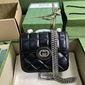 Bagsaaa Gucci Deco Mini Shoulder Bag Black - W18cm x H14.5cm x D8cm