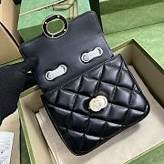 Bagsaaa Gucci Deco Mini Shoulder Bag Black - W18cm x H14.5cm x D8cm - 2