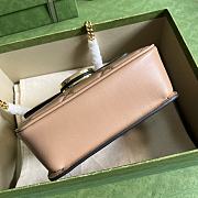 	 Bagsaaa Gucci Deco Mini Shoulder Bag Rose beige - W18cm x H14.5cm x D8cm - 6