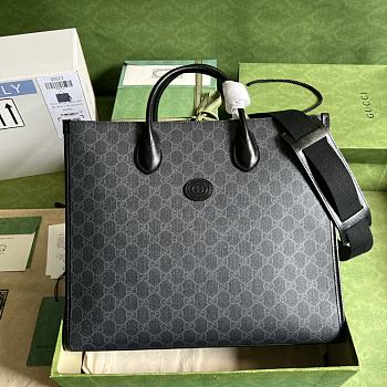 Bagsaaa Gucci Medium tote bag with Interlocking G - W36cm x H38.5cm x D12cm