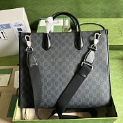 Bagsaaa Gucci Medium tote bag with Interlocking G - W36cm x H38.5cm x D12cm - 2