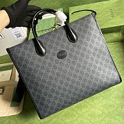 Bagsaaa Gucci Medium tote bag with Interlocking G - W36cm x H38.5cm x D12cm - 3