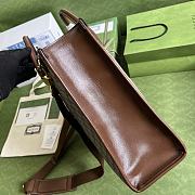 	 Bagsaaa Gucci Medium tote bag with Interlocking G beige - W36cm x H38.5cm x D12cm - 5