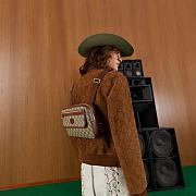 Bagsaaa Gucci Gg Retro Holster Bag In Brown - 28*18*6cm - 2