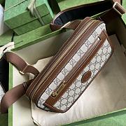 Bagsaaa Gucci Gg Retro Holster Bag In Brown - 28*18*6cm - 4