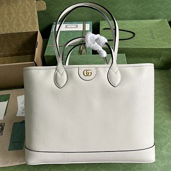 Bagsaaa Gucci Ophidia medium tote white bag - W38.5cm x H28.5cm x D15cm