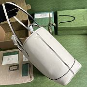 Bagsaaa Gucci Ophidia medium tote white bag - W38.5cm x H28.5cm x D15cm - 6