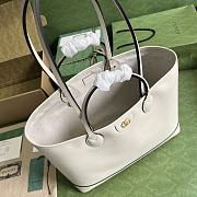Bagsaaa Gucci Ophidia medium tote white bag - W38.5cm x H28.5cm x D15cm - 5