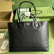 	 Bagsaaa Gucci Ophidia medium tote black bag - W38.5cm x H28.5cm x D15cm - 1