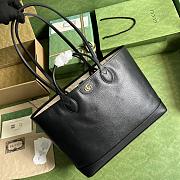 	 Bagsaaa Gucci Ophidia medium tote black bag - W38.5cm x H28.5cm x D15cm - 6