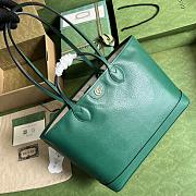 	 Bagsaaa Gucci Ophidia medium tote green bag - W38.5cm x H28.5cm x D15cm - 4