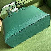 	 Bagsaaa Gucci Ophidia medium tote green bag - W38.5cm x H28.5cm x D15cm - 3