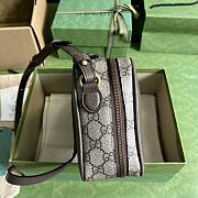 Bagsaaa Gucci Ophidia small shoulder bag with Web Beige - 24x16x7cm - 3