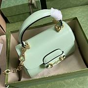 Bagsaaa Gucci Horsebit 1955 mini bag mint green - 22x16x10.5cm - 3