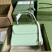 Bagsaaa Gucci Horsebit 1955 mini bag mint green - 22x16x10.5cm - 4