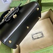 	 Bagsaaa Gucci Horsebit 1955 mini bag black - 22x16x10.5cm - 4