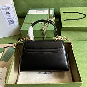 	 Bagsaaa Gucci Horsebit 1955 mini bag black - 22x16x10.5cm - 2