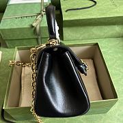 	 Bagsaaa Gucci Horsebit 1955 mini bag black - 22x16x10.5cm - 3