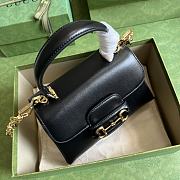 	 Bagsaaa Gucci Horsebit 1955 mini bag black - 22x16x10.5cm - 6